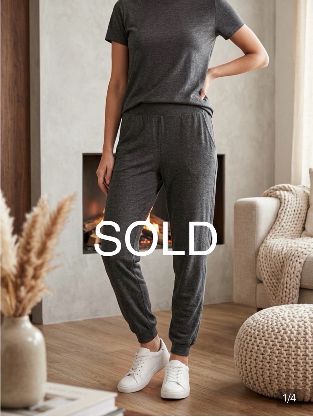 Women's Charcoal Jogger Pants - Comfortable Everyday Track Pants